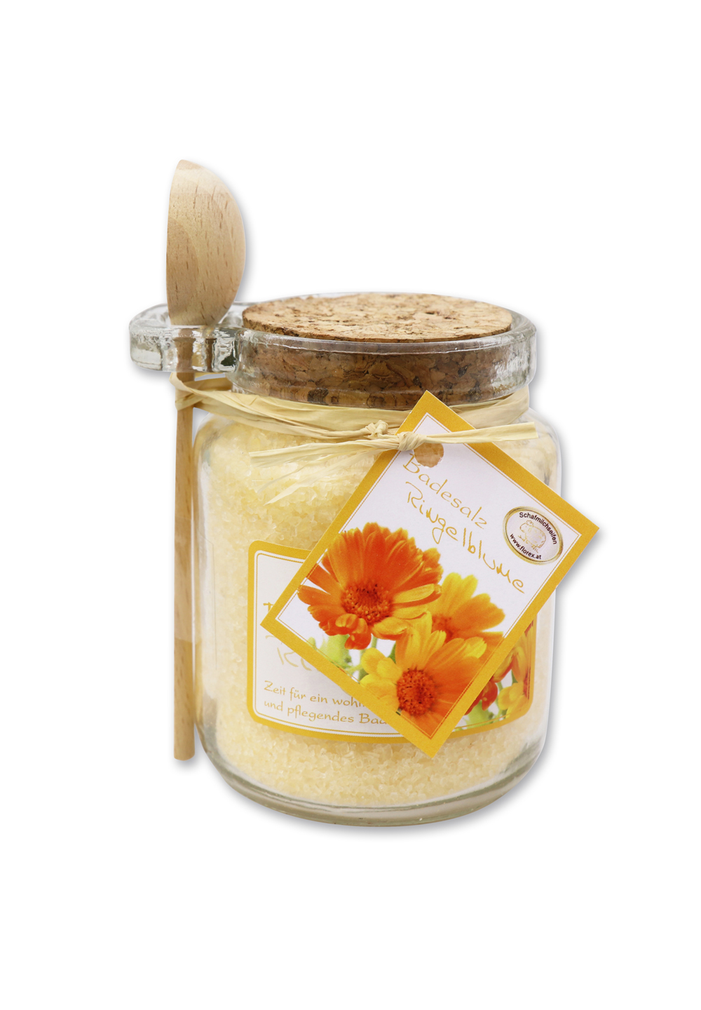 florex-ringelblume-badesalz-300-g-glas-mit-holzl-ffel image 2