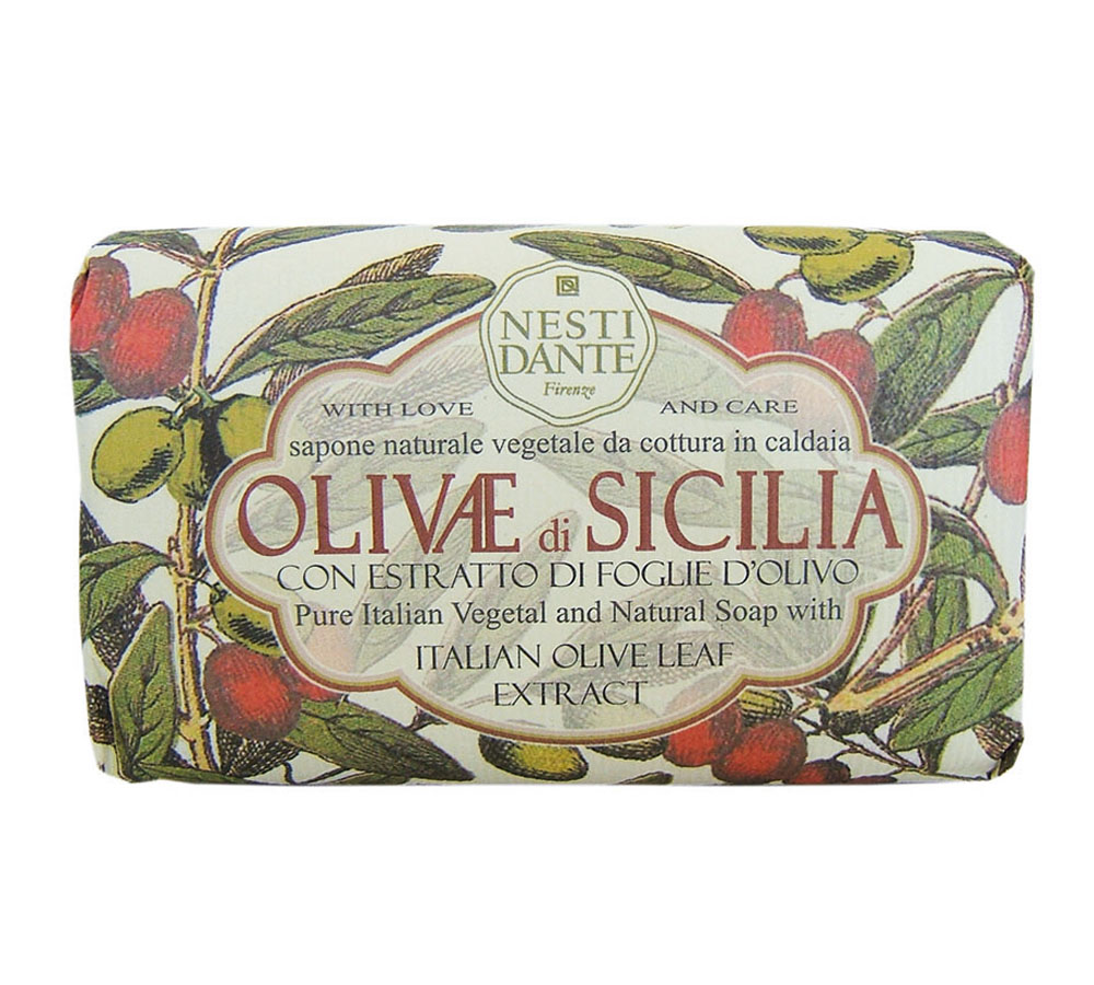 nesti-dante-olivae-sicilia-seife-150-g-olivenblatt image 1