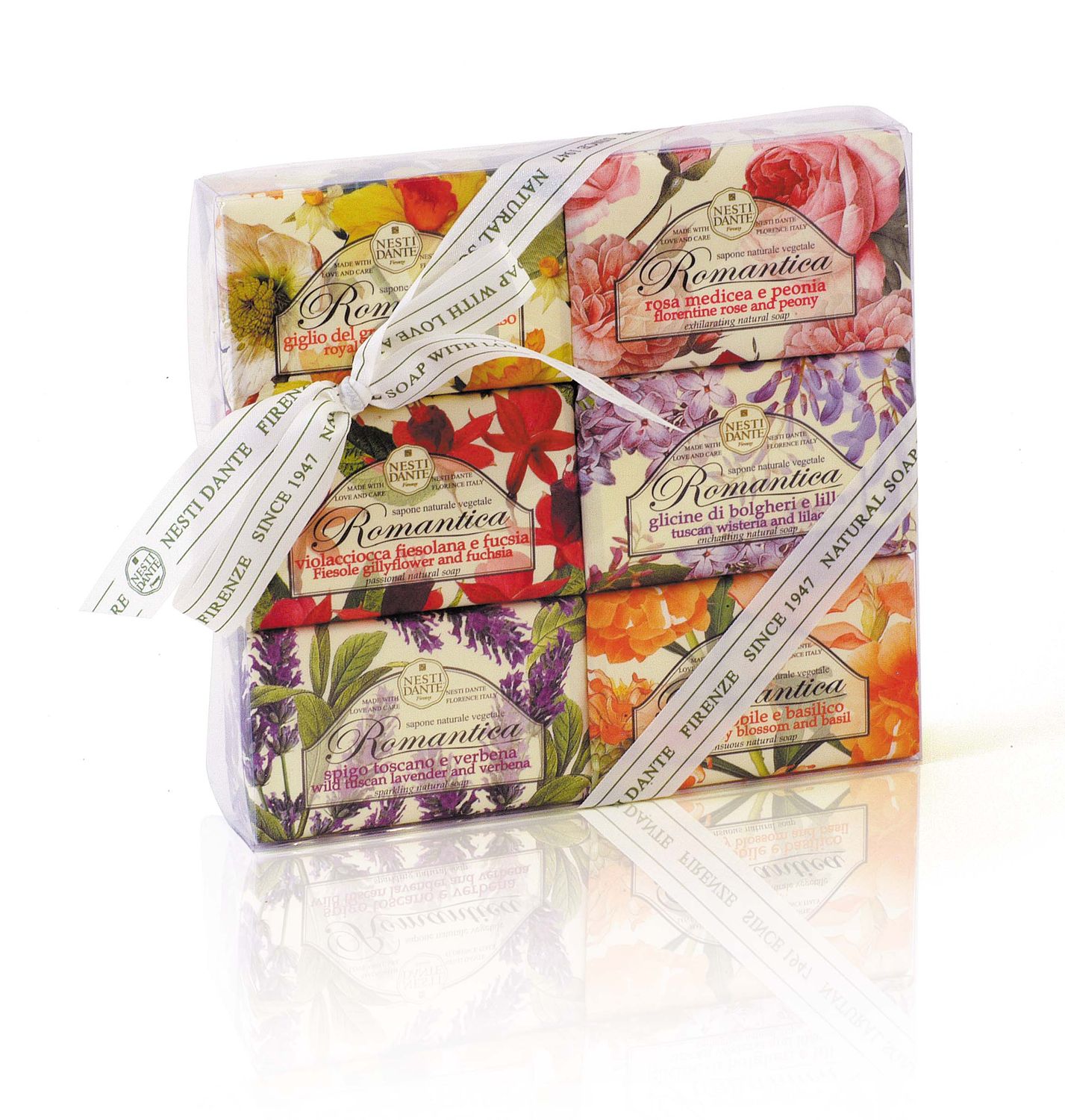 nesti-dante-romantica-seifen-set-6x150-g-blumenduft image 1