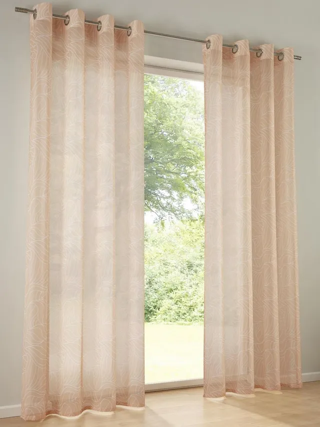 heine-home-dekostore-apricot-wei-bedruckt-sen-225x140-cm image 1