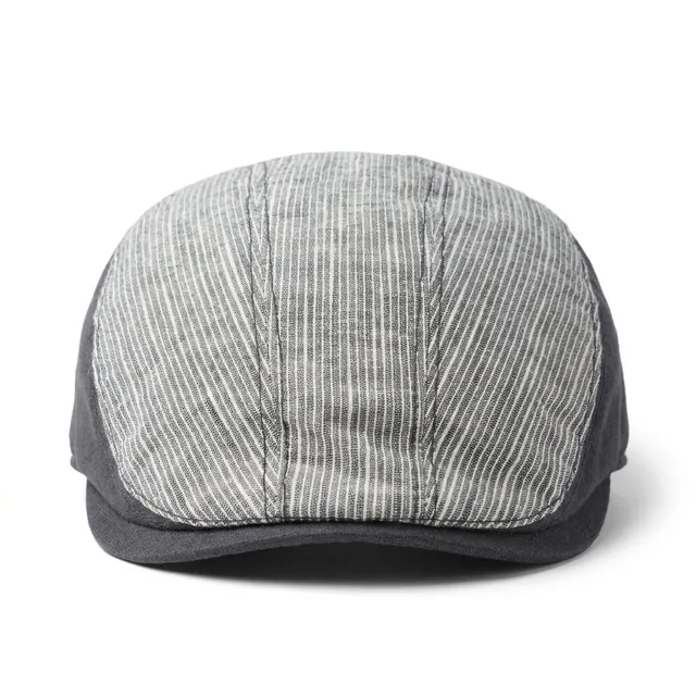 samis-flatcaps-flatcap-schieberm-tze-navy-leinen image 1