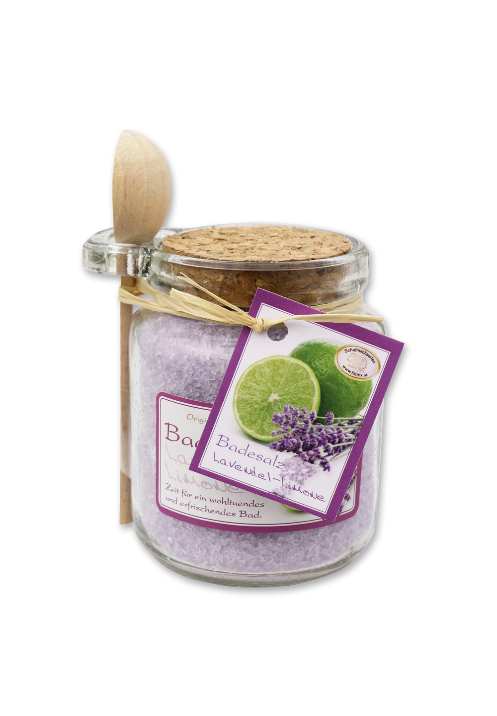 florex-badesalz-lavendel-limone-glas-300-g image 2