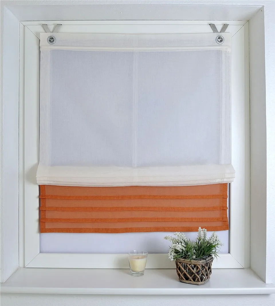 kutti-jasmin-biese-raffrollo-creme-terra-80x140-cm-halbtransparent image 1