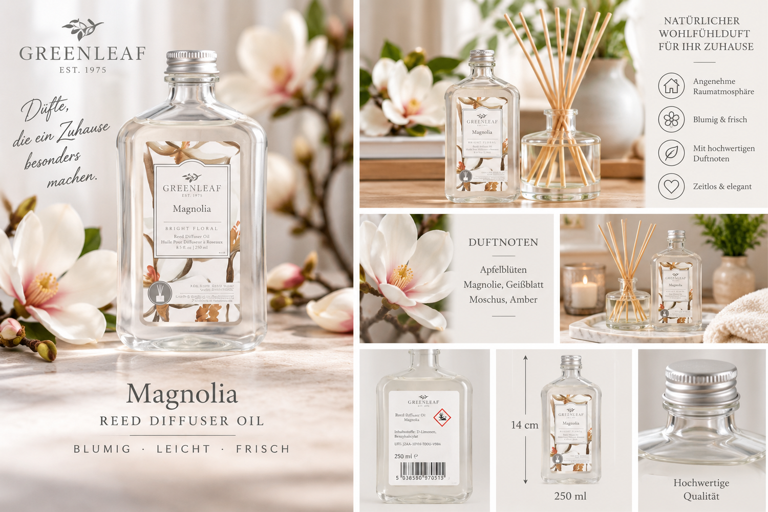 greenleaf-magnolia-reed-diffuser-l-250-ml-blumig image 3