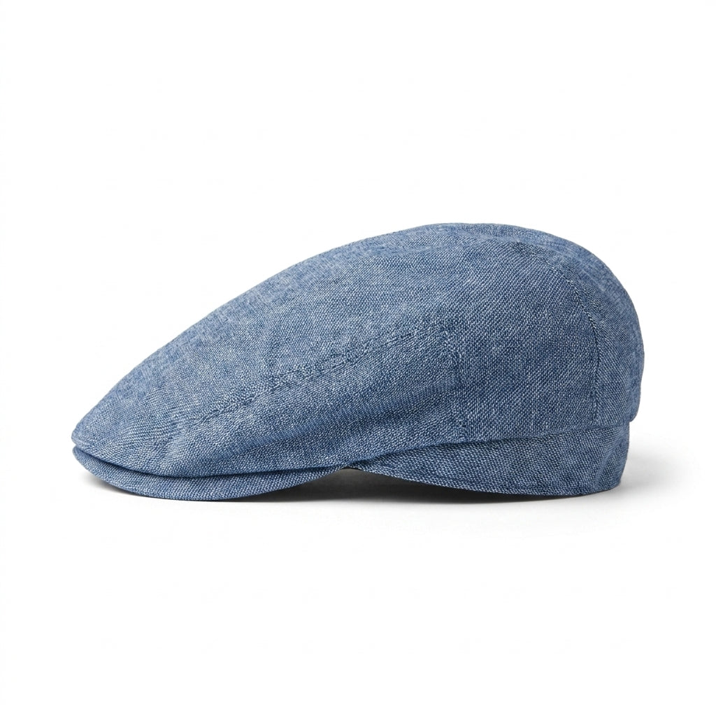 samis-flatcaps-flatcap-jeans-meliert-leinen-schieberm-tze image 2