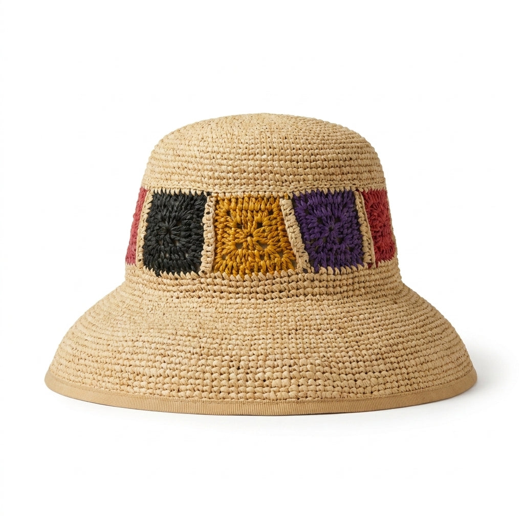samis-cloche-raffia-damenhut-natur-one-size-uv-schutz image 4