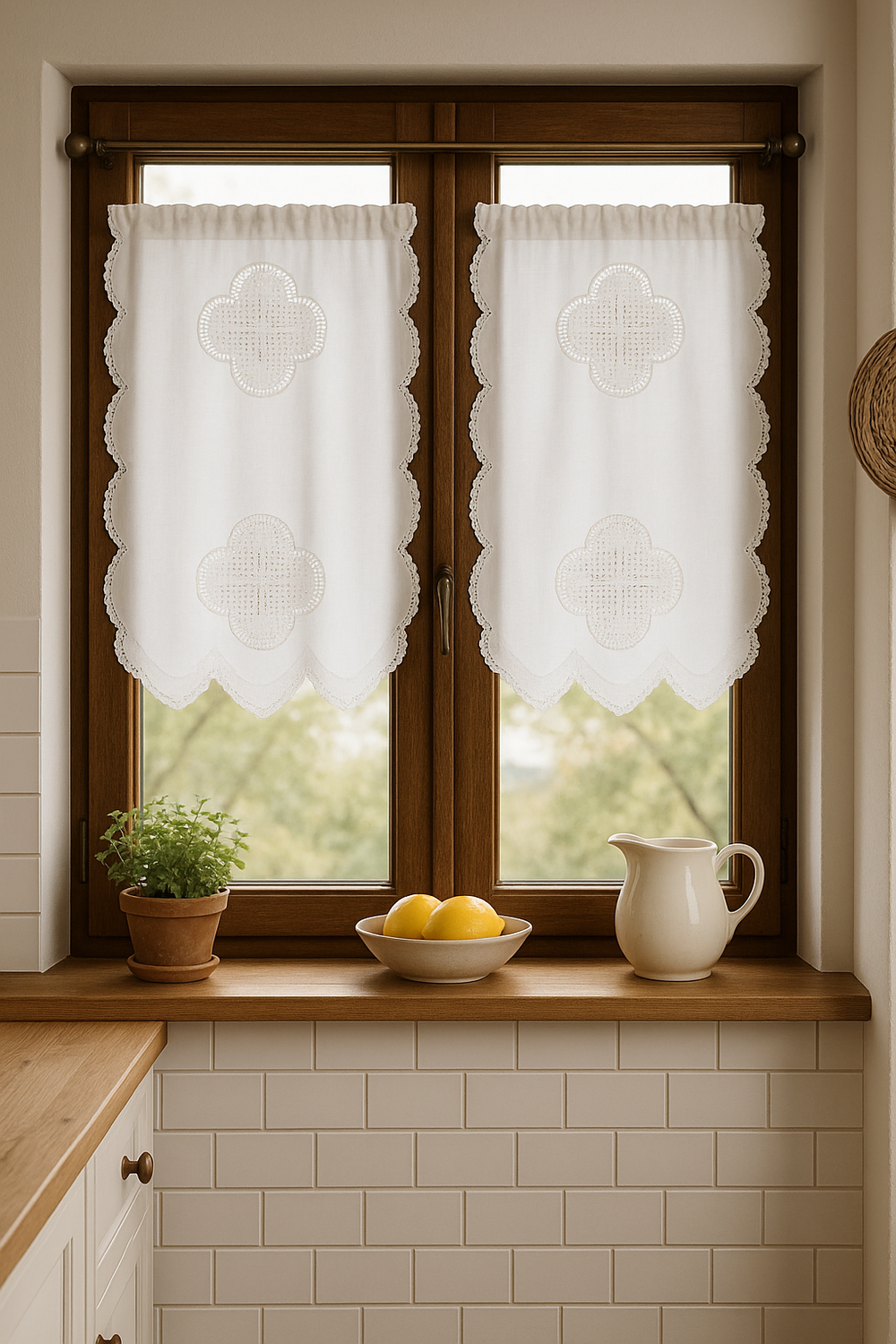 fenstervorhang-baumwolle-h-kelspitze-wei-45x75-cm image 2