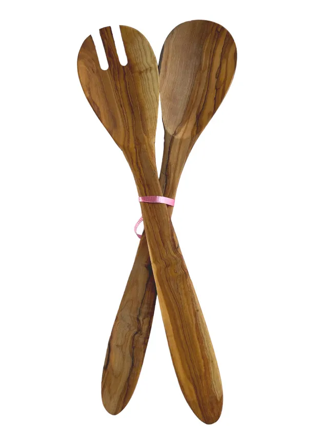 nesbel-salatbesteck-olivenholz-30-cm-handgefertigt-2-teilig image 1