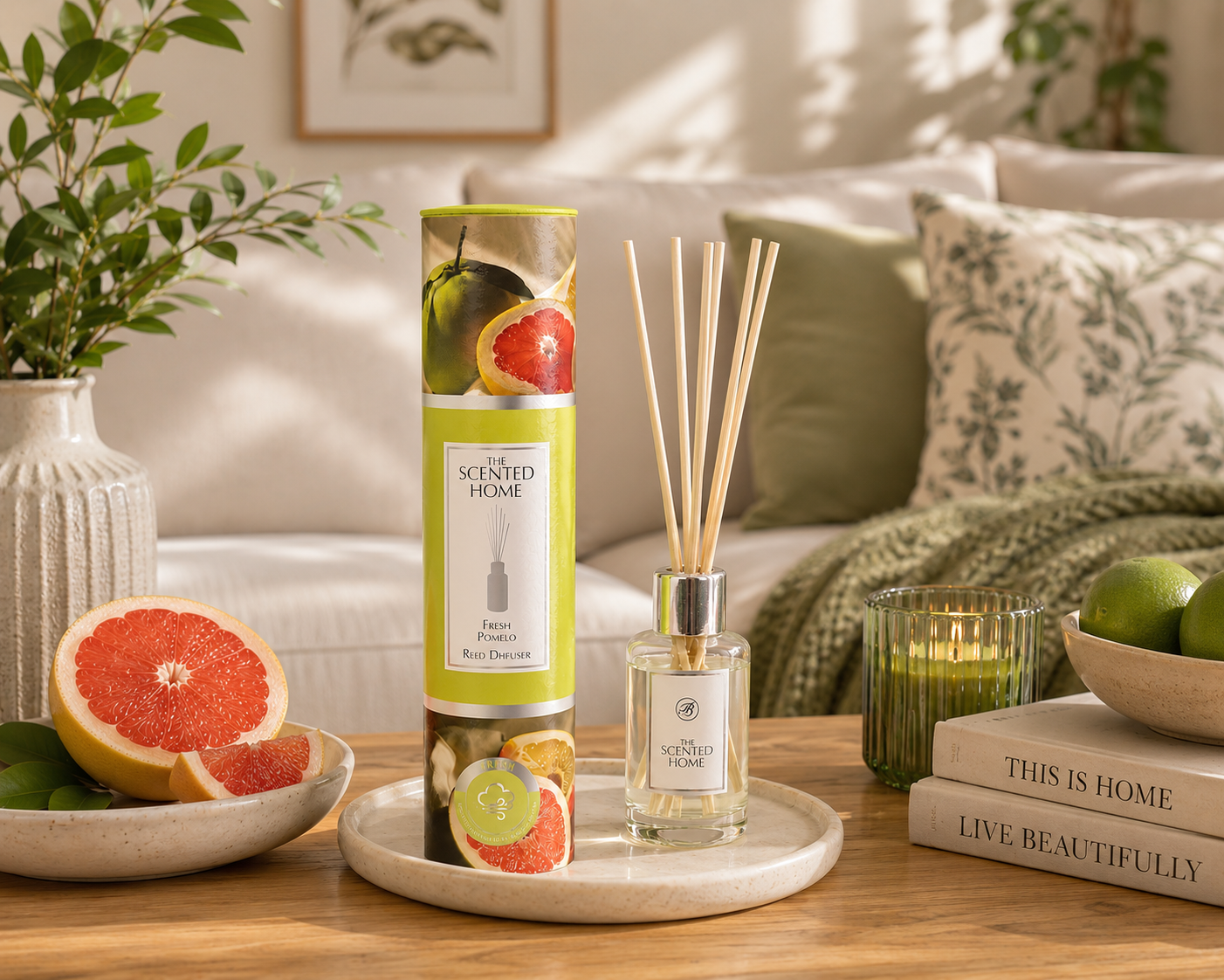 the-scented-home-raumduft-fresh-pomelo-diffuser-150-ml image 4