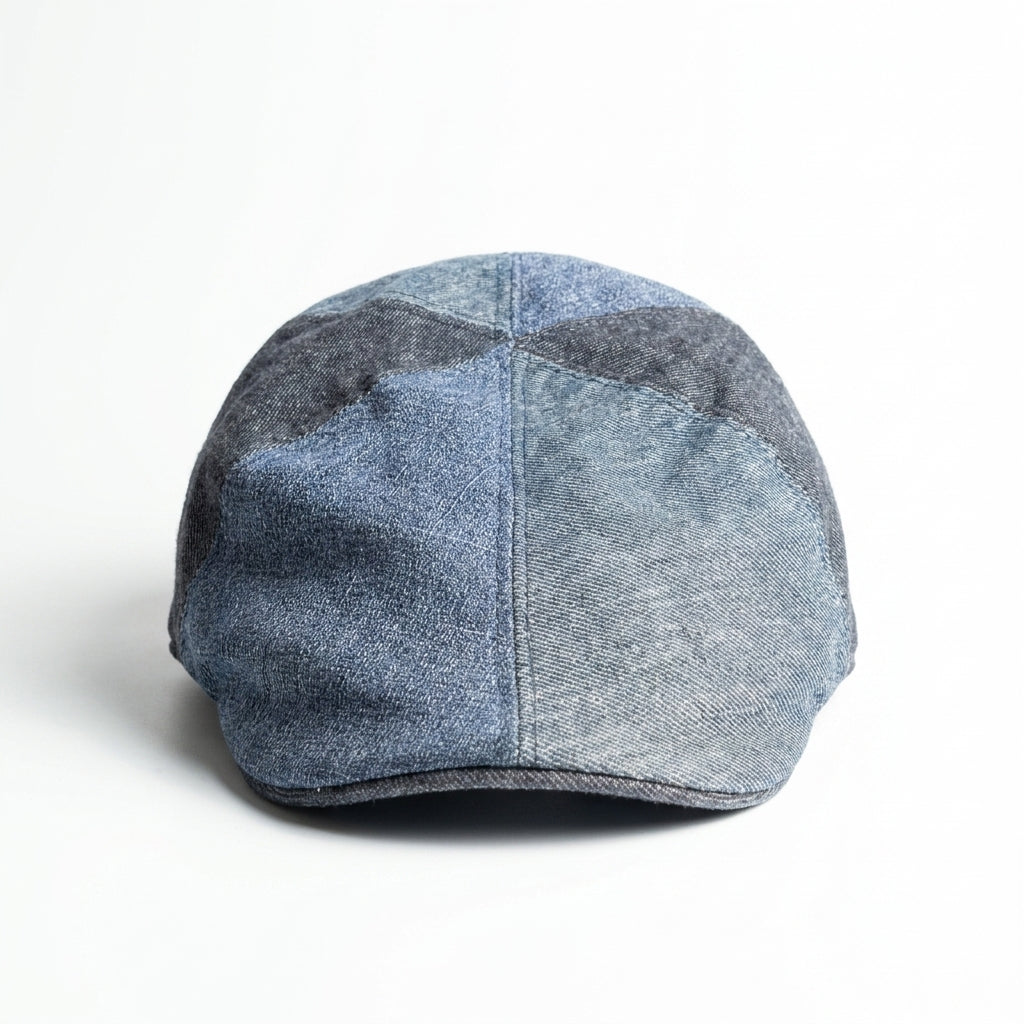 samis-flatcaps-schieberm-tze-flatcap-patchwork-leinen image 1