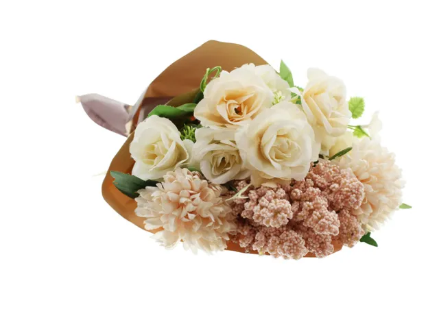 nesbel-dekoration-rosen-kunstblumenstrau-34-cm-romantisch image 1