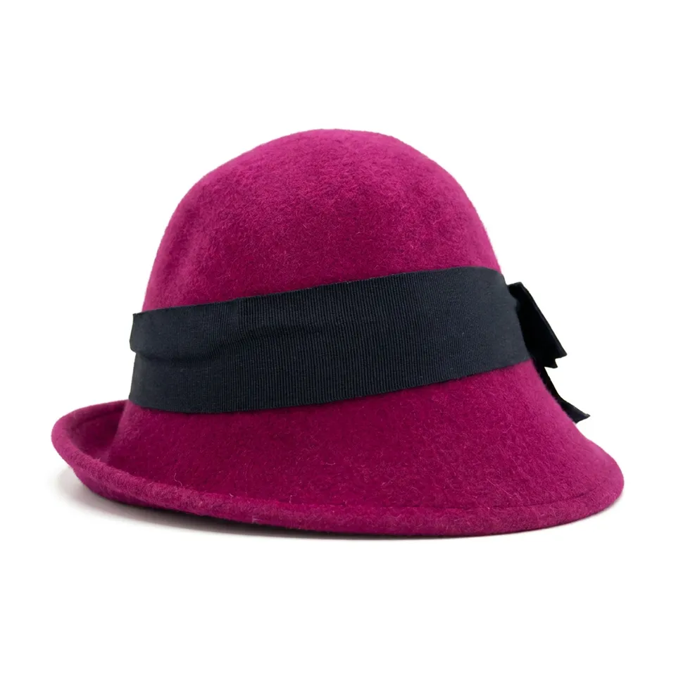 samis-cloche-wollfilz-hut-pink-wasserabweisend image 1
