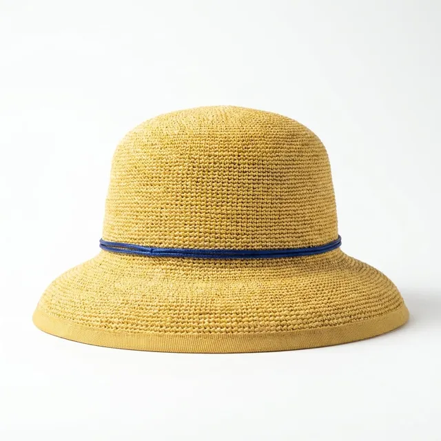 samis-strohh-te-raffia-strohhut-natur-band-navy-lady image 1