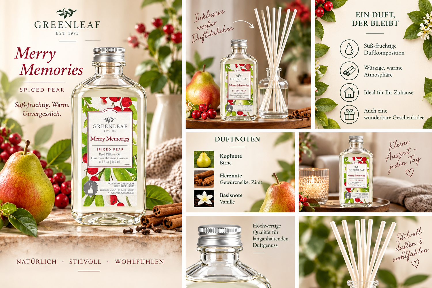 greenleaf-merry-memories-raumduft-250-ml-spiced-pear-birne image 3