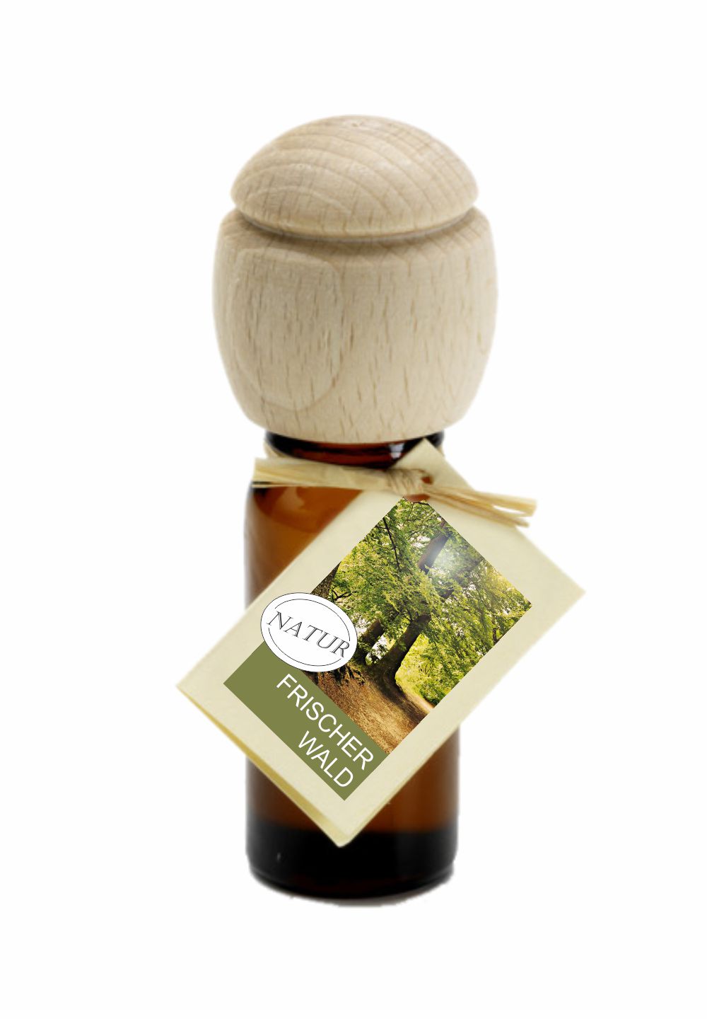 piccolino-duft-l-frischer-wald-10-ml-mit-buchenholz image 1