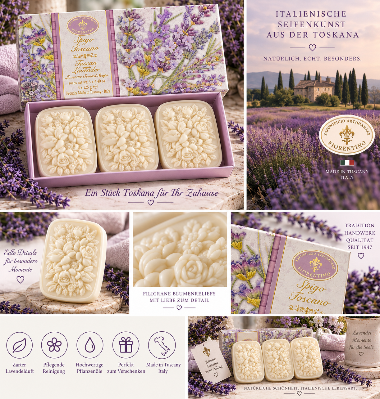 saponificio-artigianale-fiorentino-spigo-toscano-seifenset-lavendel-3x125-g image 3