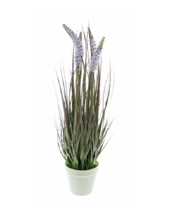 kunstblume-lavendel-strau-pflanze-im-topf-60-cm-lila image 2