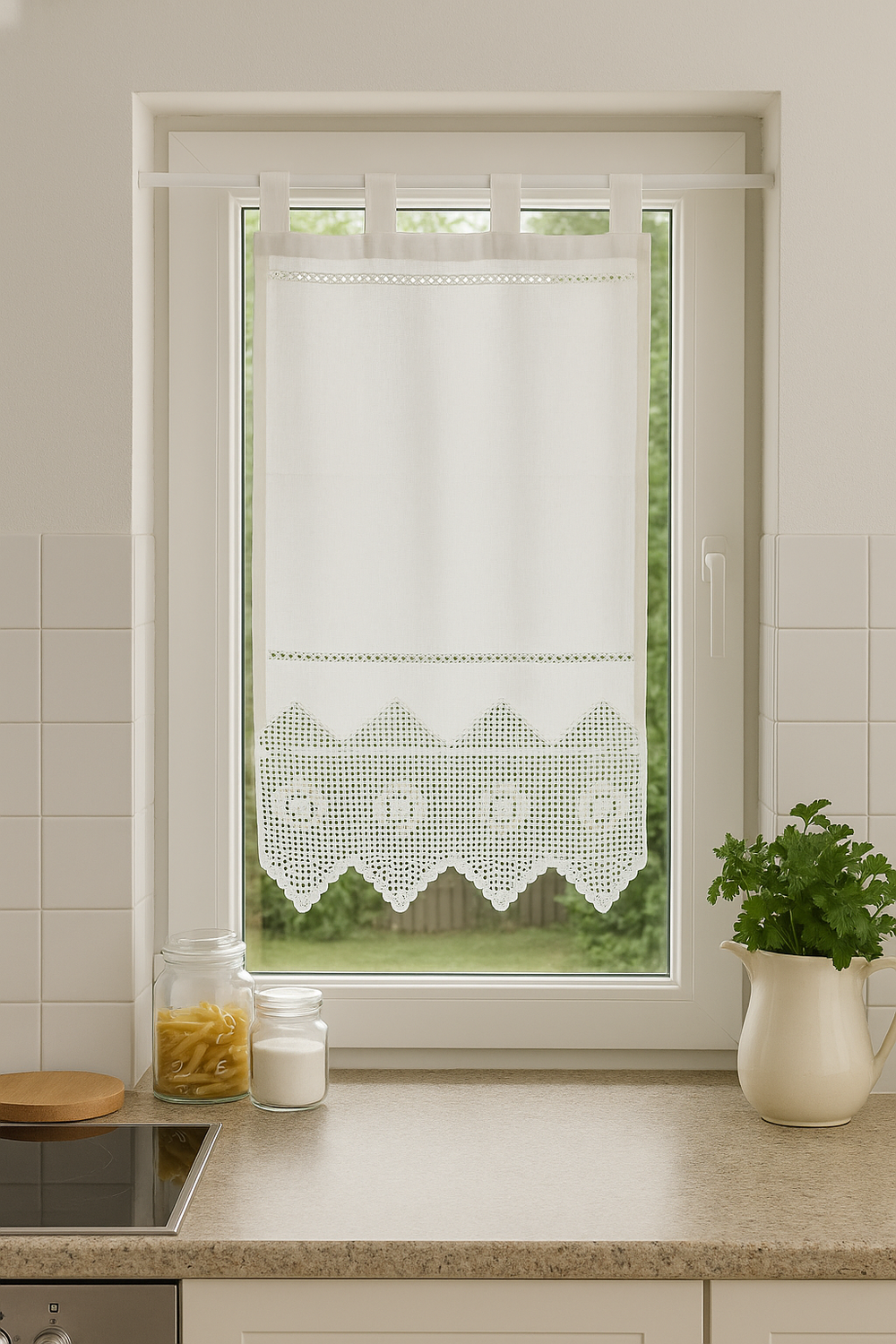 fenstervorhang-baumwolle-h-kelspitze-wei-30x60-cm image 2