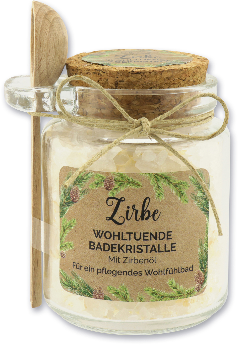 florex-zirbe-badesalz-grob-schafmilch-300-g-im-glas image 1