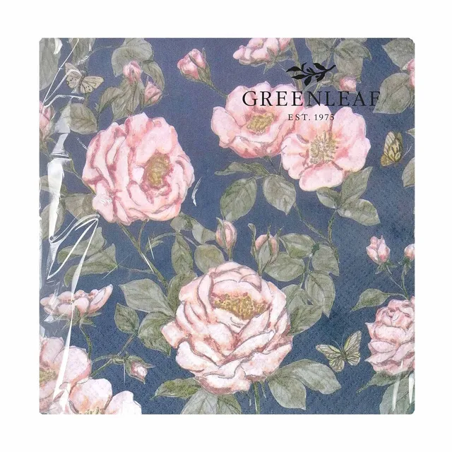 greenleaf-servietten-rose-33x33-cm-20-st-ck-3-lagig image 1