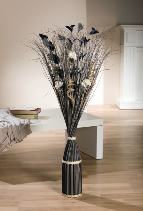 nesbel-deko-b-ndel-naturmaterialien-grau-schwarz-100-cm image 2