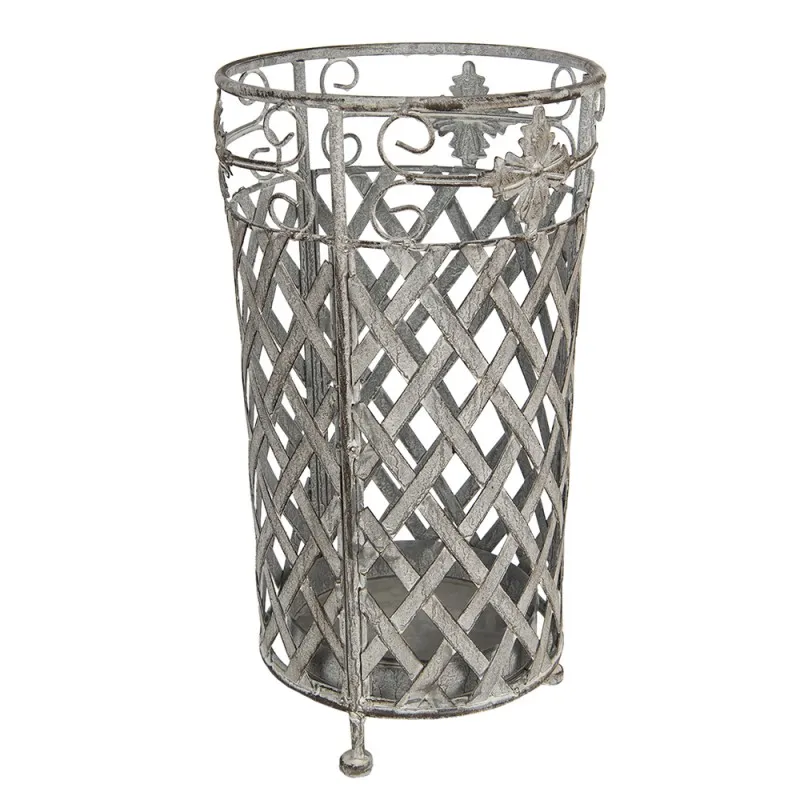 clayre-eef-schirmst-nder-6y2414g-metall-grau-24x44-cm image 1
