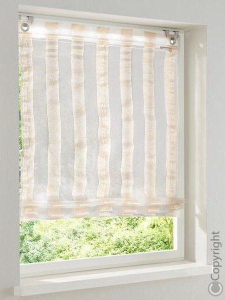 heine-home-raffrollo-modern-streifen-offwhite-140-45-cm image 1