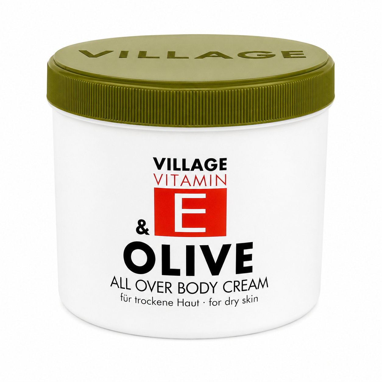 village-vitamin-e-olive-body-cream-500-ml-trockene-haut image 1