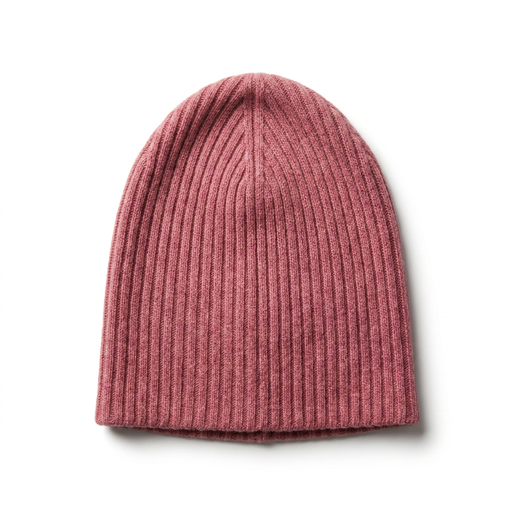 samis-beanie-gerippt-merinowolle-cashmere-m-tze-rot-unisex image 7
