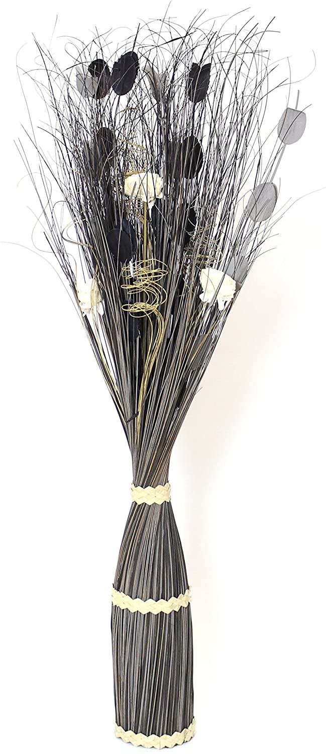 nesbel-deko-b-ndel-naturmaterialien-grau-schwarz-100-cm image 1