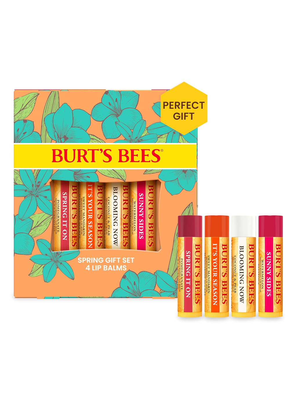 burt-s-bees-lippenbalsam-geschenkset-4er-granatapfel-kokos image 2