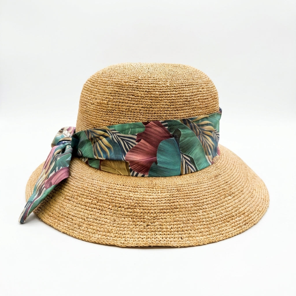 samis-cloche-raffia-glocke-strohhut-natur-uv-schutz image 2