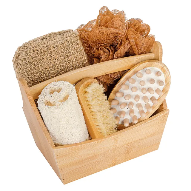 croll-denecke-wellness-geschenkset-bambus-6-teilig-box image 1