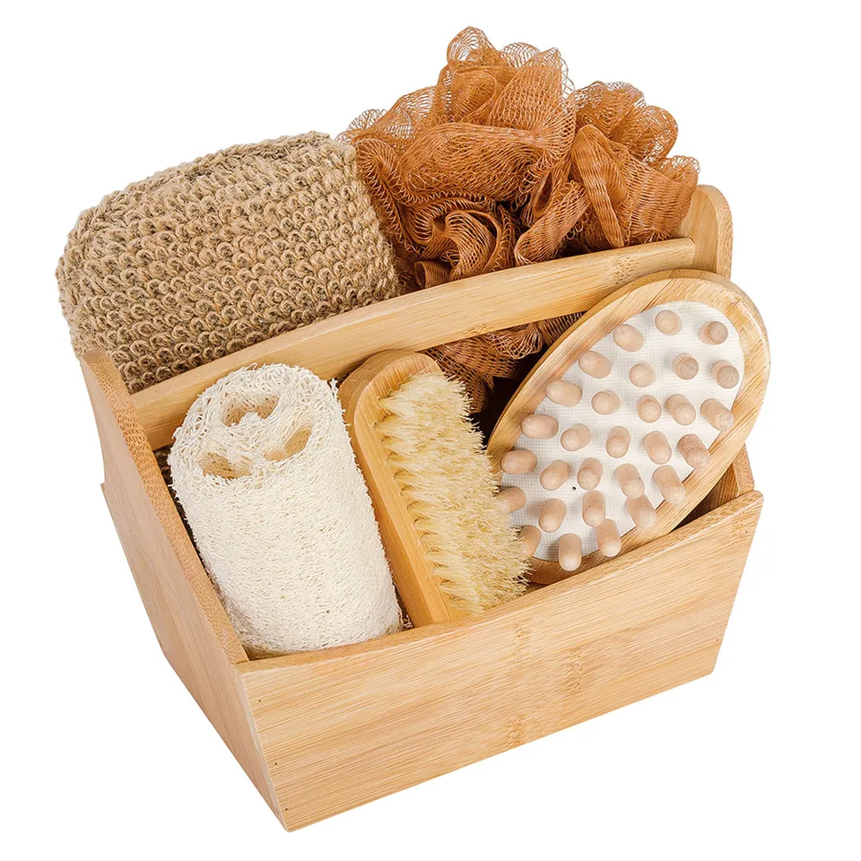 croll-denecke-wellness-geschenkset-bambus-6-teilig-box image 1