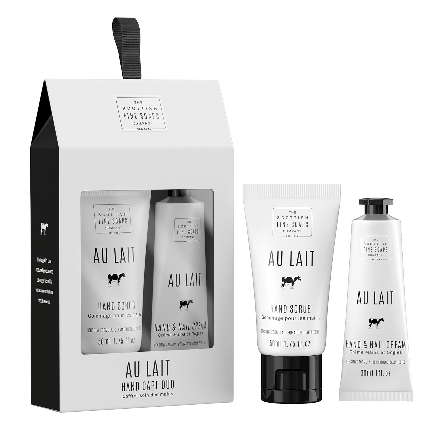 scottish-fine-soaps-au-lait-handpflegeset-hand-therapy-2-tlg image 1