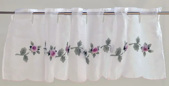 hossner-scheibengardine-panneaux-rosen-30x100-bestickt image 1