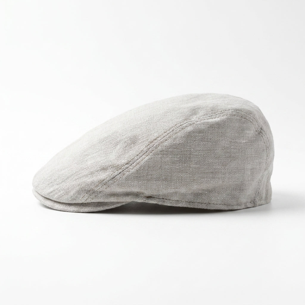samis-flatcaps-flatcap-schieberm-tze-beige-leinen image 4