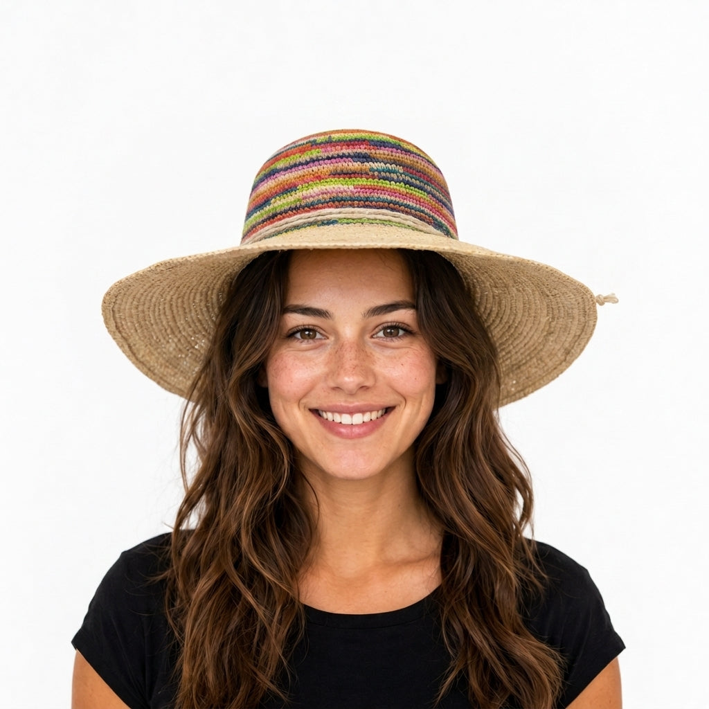 samis-cloche-flapper-strohhut-natur-raffiastroh-sommer image 2