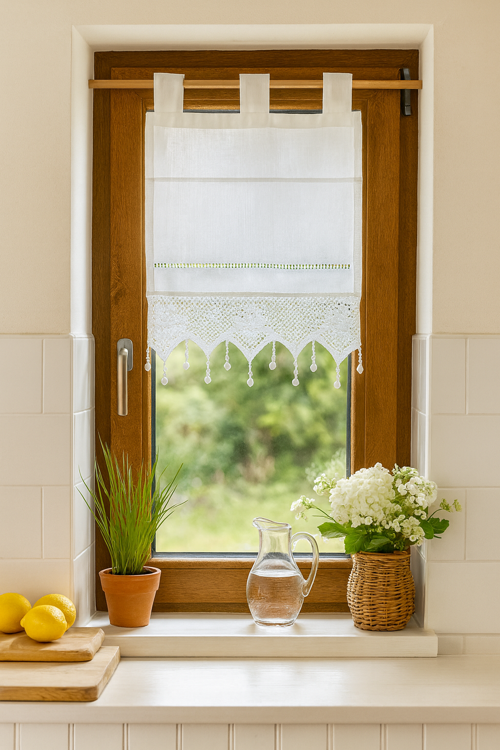 fenstervorhang-baumwolle-h-kelspitze-wei-50x60-cm-vintage image 1