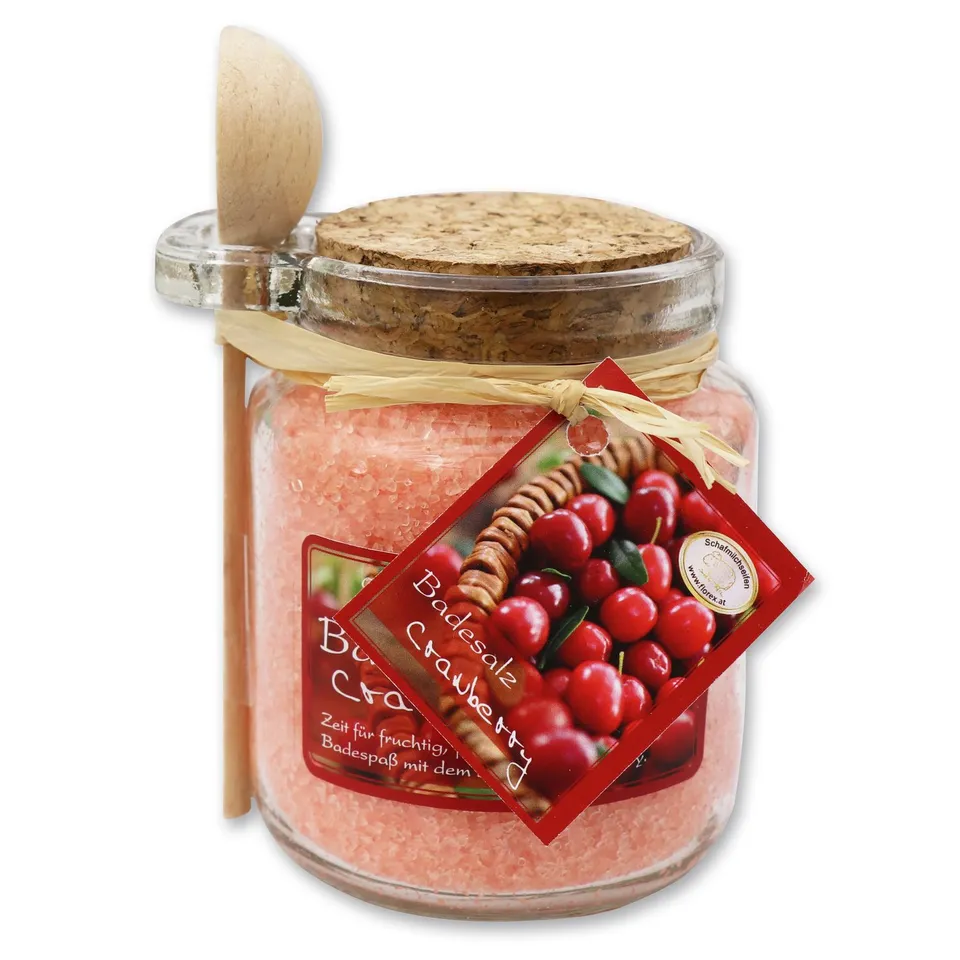 florex-cranberry-badesalz-glas-300-g-mit-schafmilch image 1