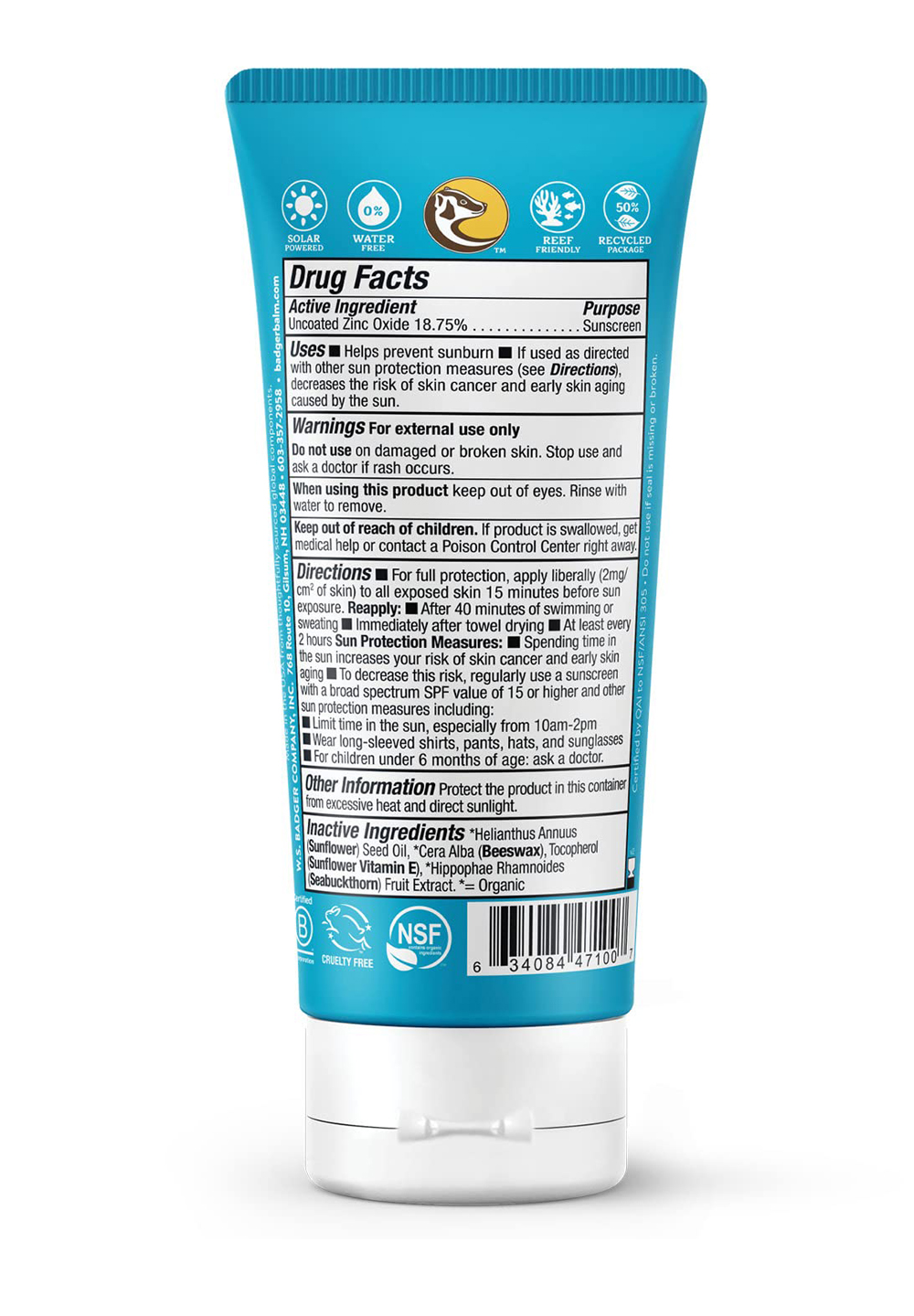 badger-active-clear-zinc-sonnencreme-spf-30-87-ml-ohne-wei-ilm image 2