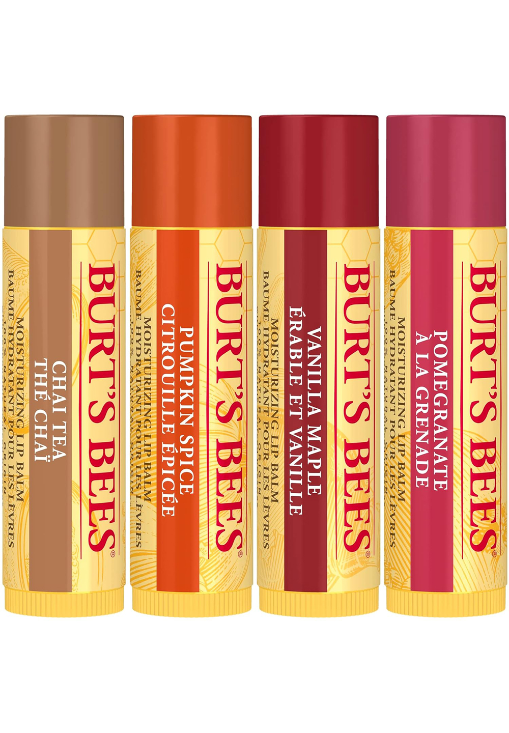 burt-s-bees-lippenpflege-set-4-sorten-lippenbalsam-nat-rlich image 2