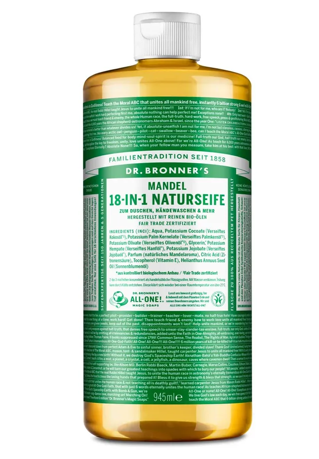 dr-bronner-s-mandel-18-in-1-naturseife-945-ml-bio image 1