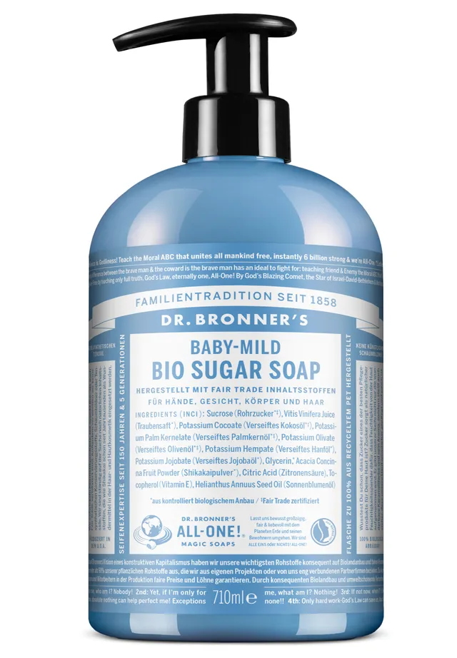 dr-bronner-s-baby-mild-bio-sugar-soap-fl-ssigseife-710-ml-parf-mfrei image 1