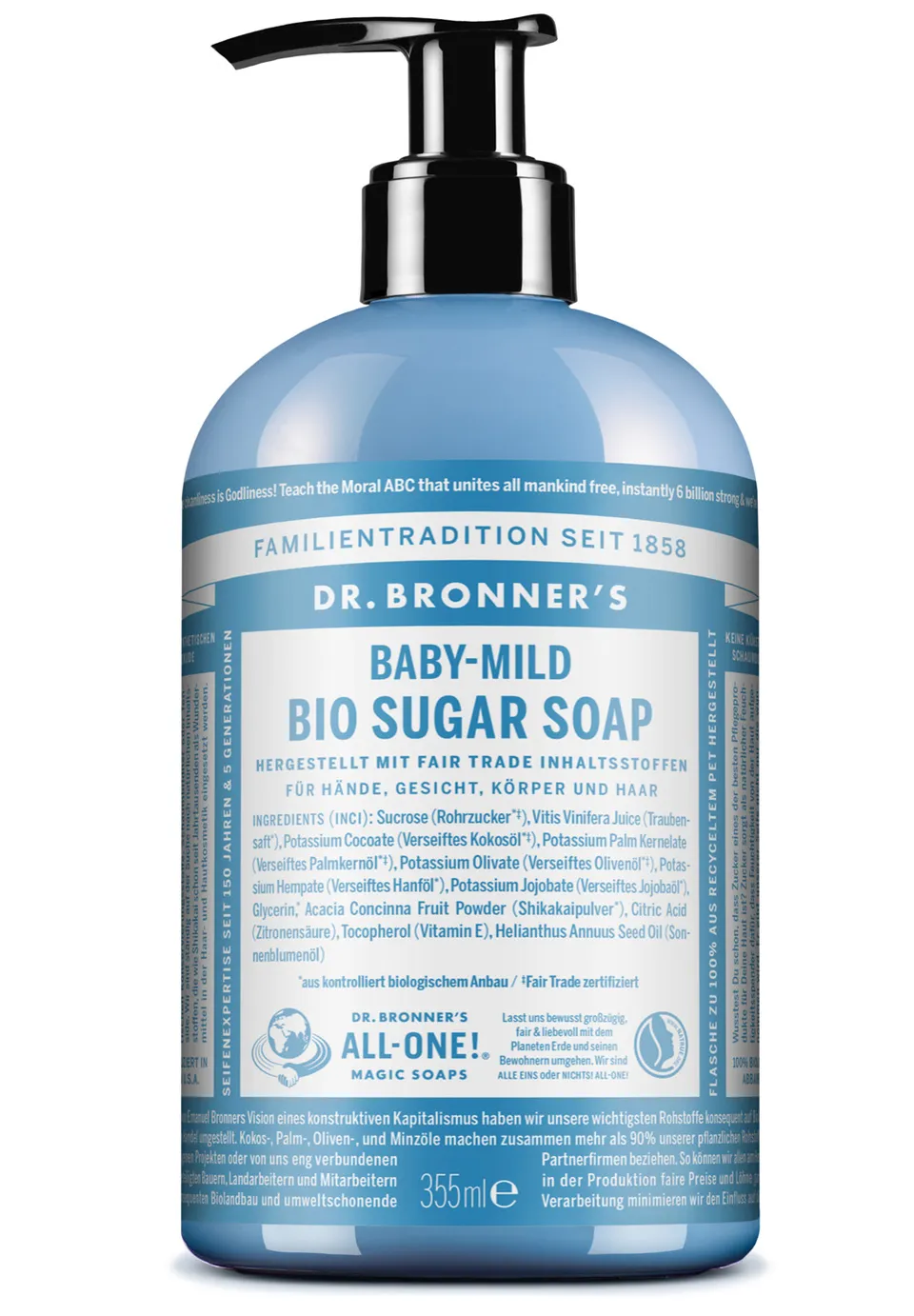 dr-bronner-s-bio-sugar-soap-baby-mild-355-ml-parf-mfrei image 1