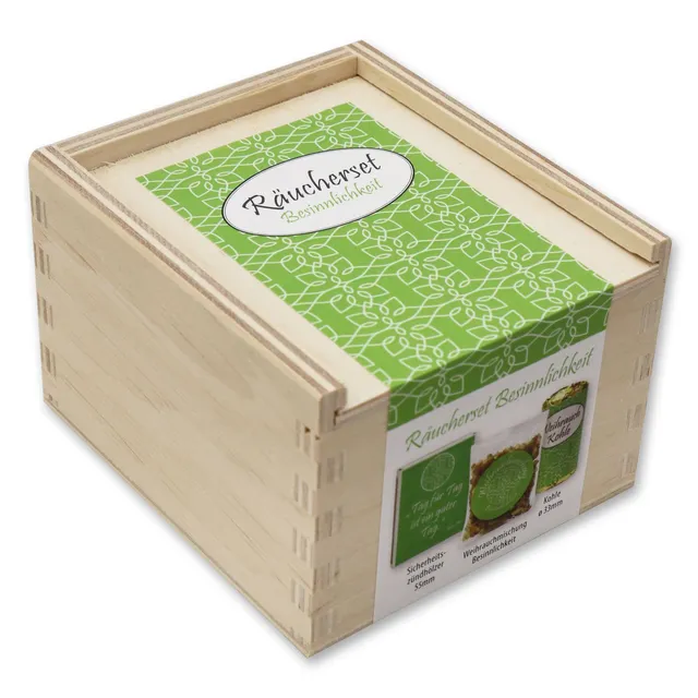 florex-besinnlichkeit-r-ucherset-weihrauchmischung-mit-kohle image 1