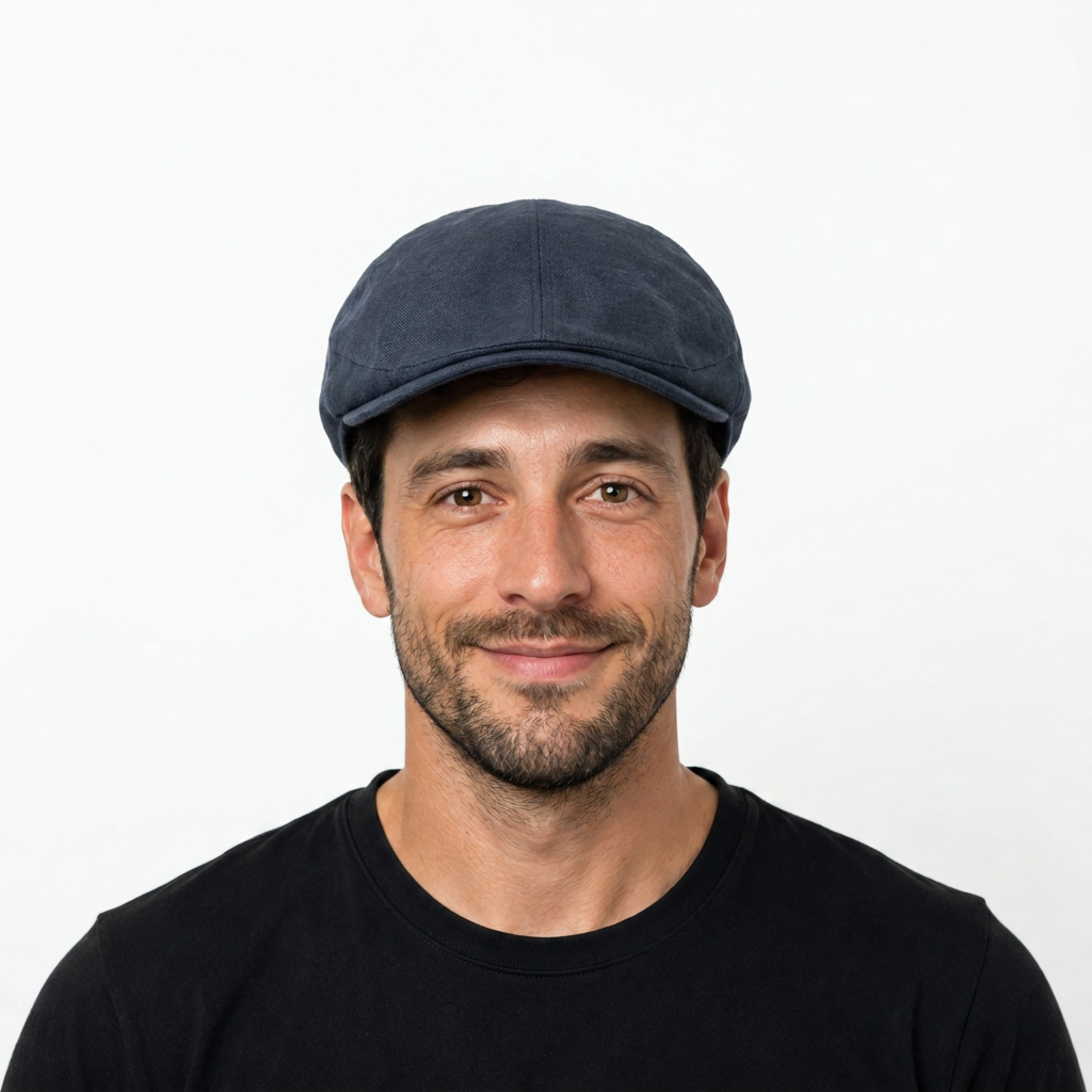 samis-flatcap-flatcaps-schieberm-tze-navy-m image 2