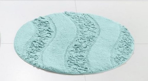 heine-home-badteppich-rund-75-mint-r-schen-polyester image 1
