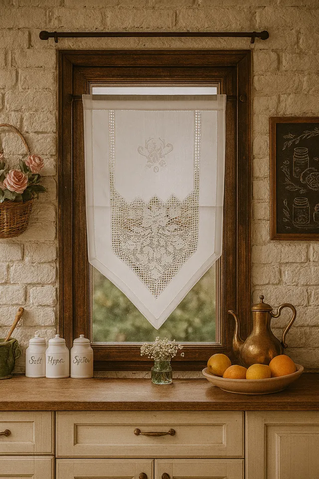 fenstervorhang-baumwolle-h-kelspitze-wei-40x70-cm image 1