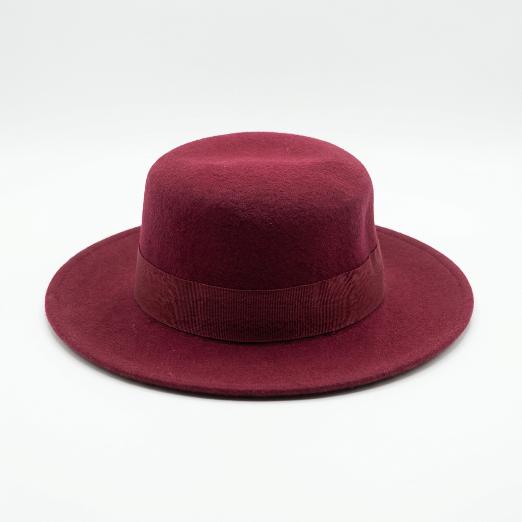 samis-wollfilzhut-filzhut-bordeaux-one-size-wollfilz image 3